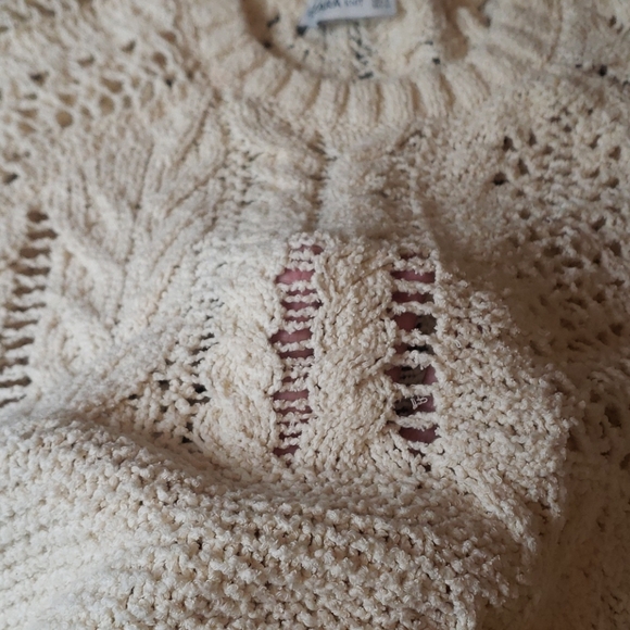 Zara chunky knit cropped sweater - Picture 9 of 9